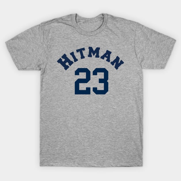 Hitman 23 Design T-Shirt by Bleeding Yankee Blue